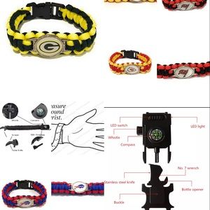 NFL Paracord Survival Bracelet